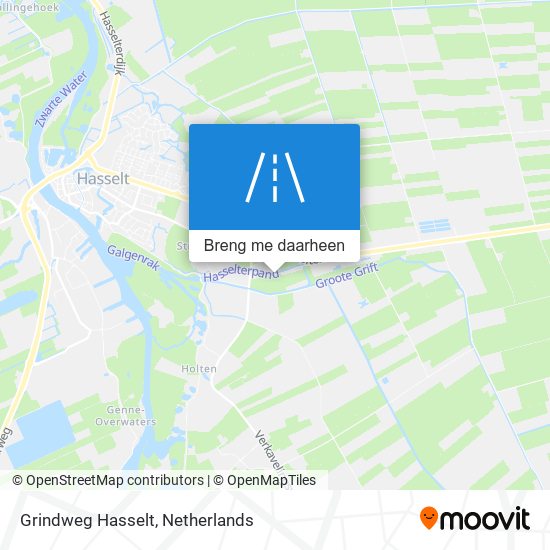 Grindweg Hasselt kaart