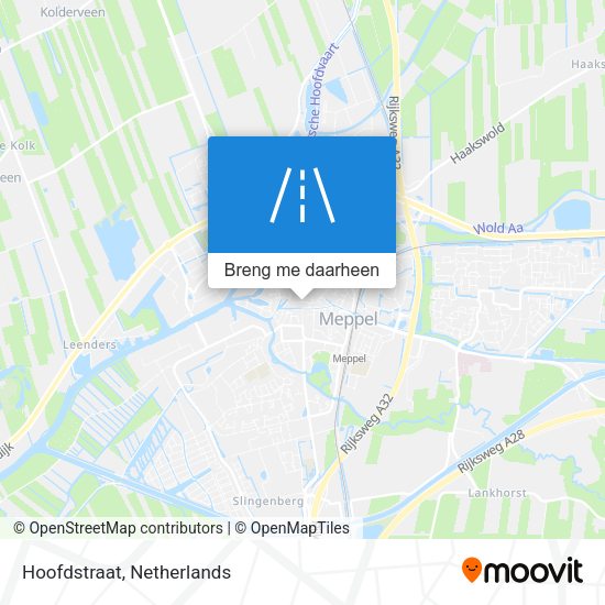 Hoofdstraat kaart