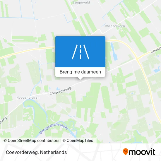 Coevorderweg kaart