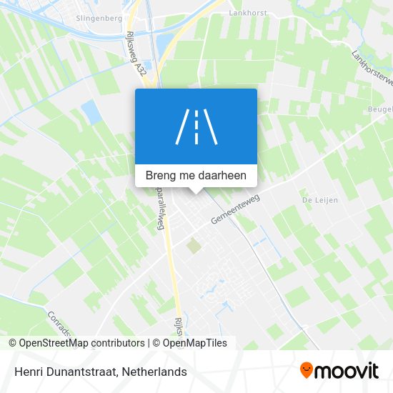 Henri Dunantstraat kaart