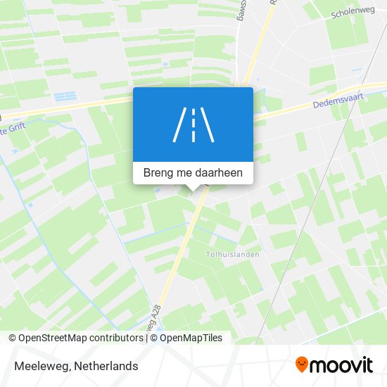 Meeleweg kaart