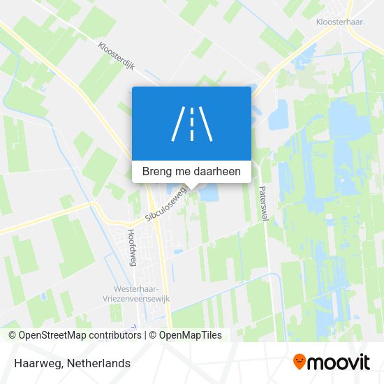 Haarweg kaart