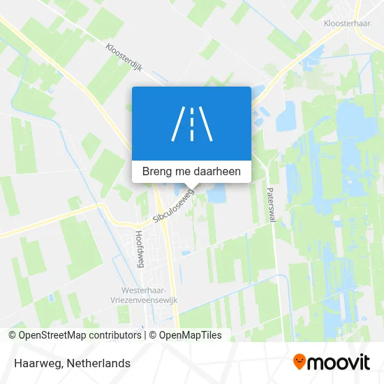 Haarweg kaart