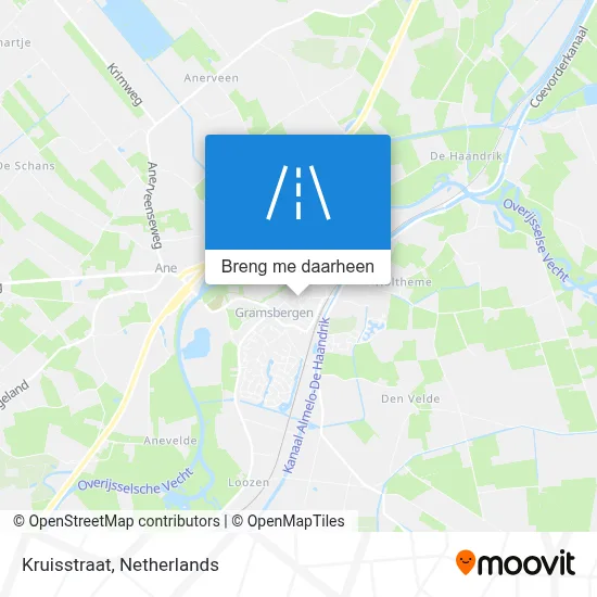 Kruisstraat kaart
