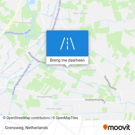Grensweg kaart