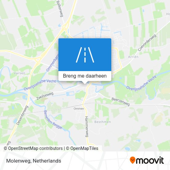 Molenweg kaart