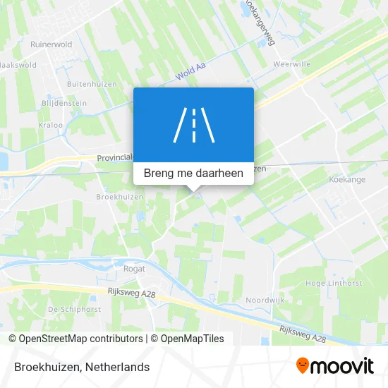 Broekhuizen kaart