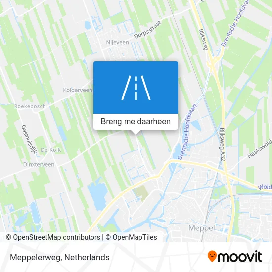 Meppelerweg kaart