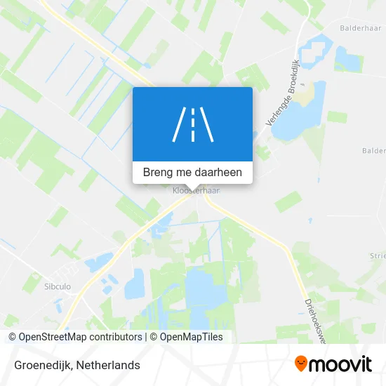 Groenedijk kaart