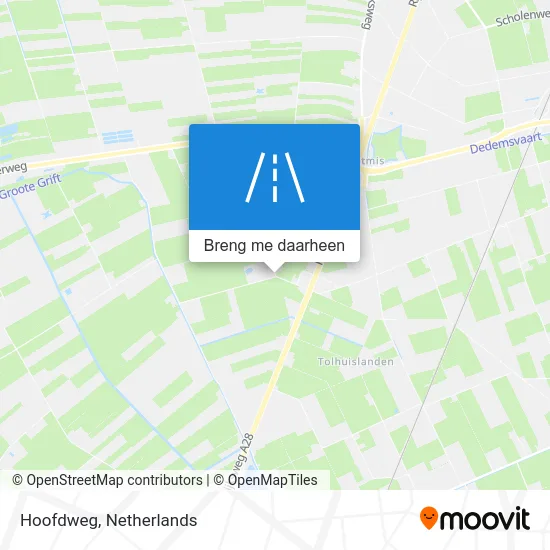 Hoofdweg kaart