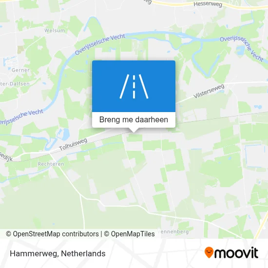 Hammerweg kaart