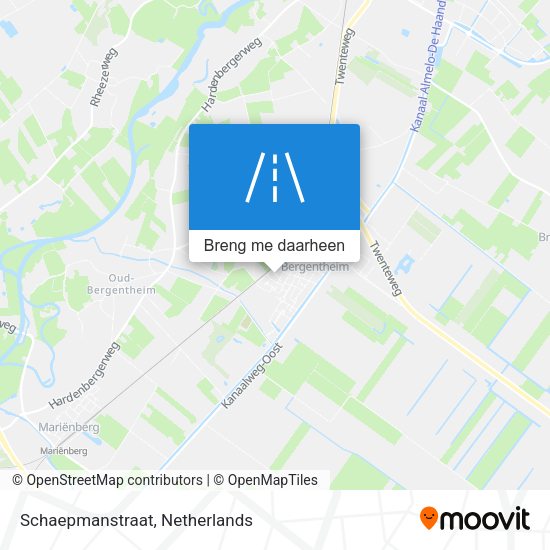 Schaepmanstraat kaart