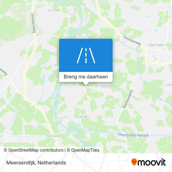 Meersendijk kaart