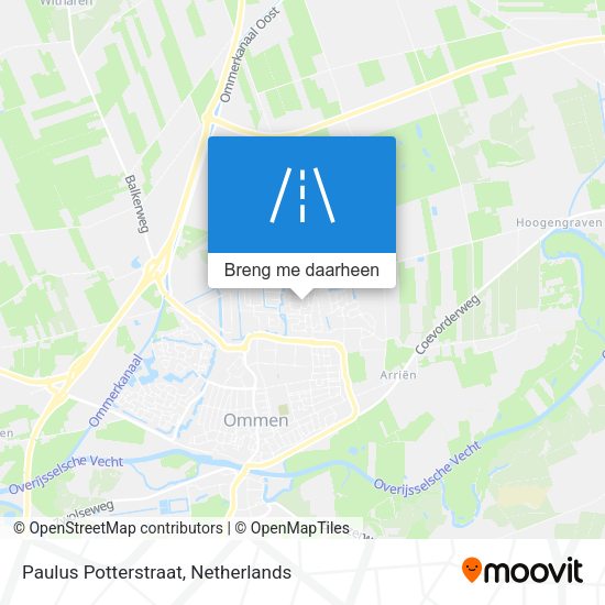 Paulus Potterstraat kaart