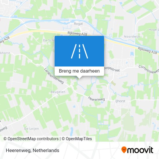 Heerenweg kaart