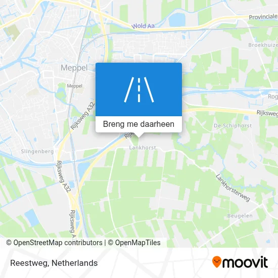 Reestweg kaart