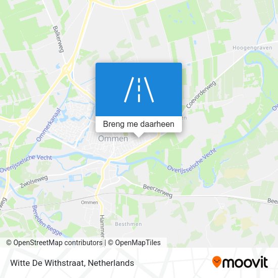 Witte De Withstraat kaart