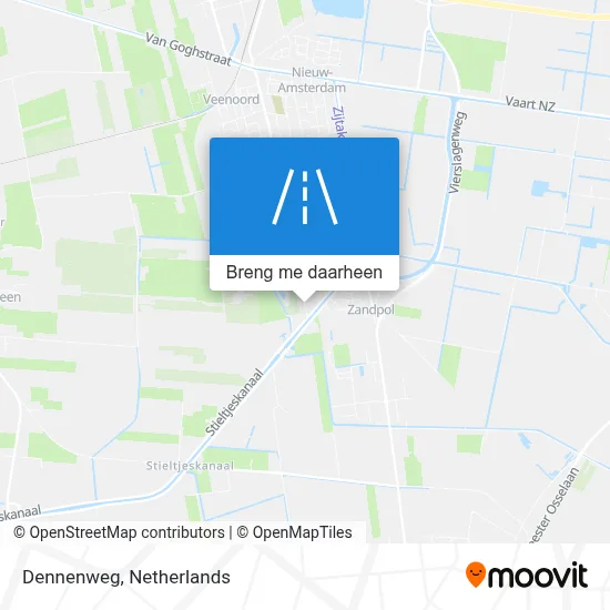 Dennenweg kaart