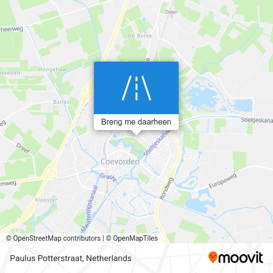 Paulus Potterstraat kaart