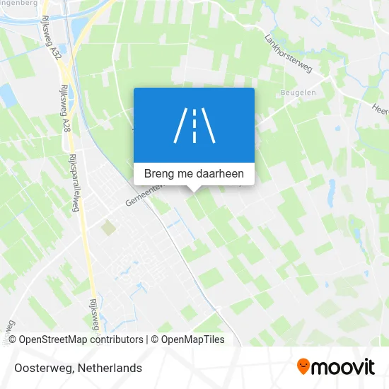 Oosterweg kaart