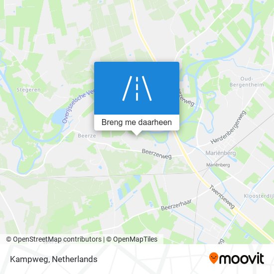 Kampweg kaart