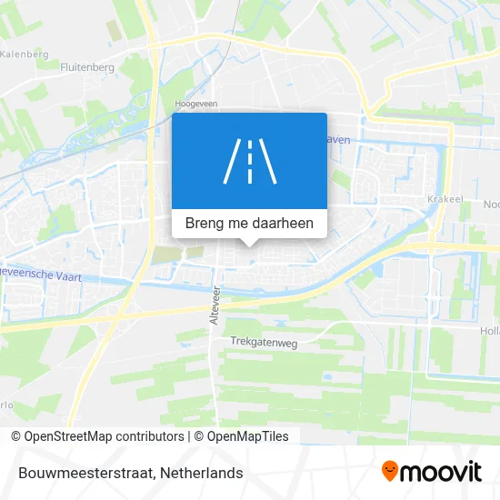 Bouwmeesterstraat kaart