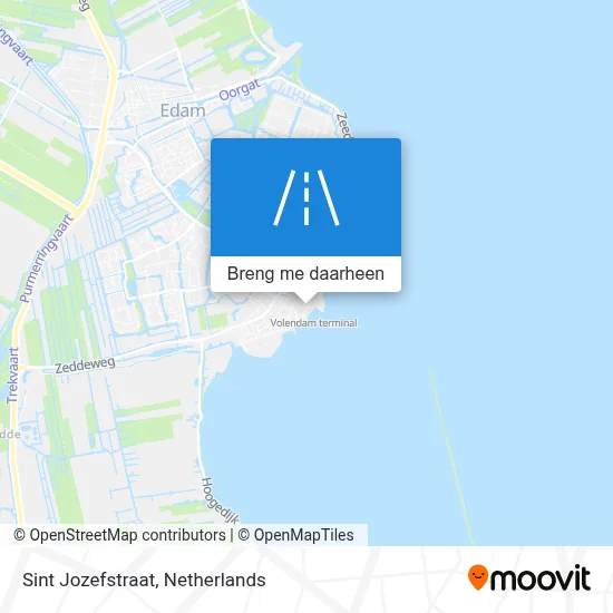 Sint Jozefstraat kaart