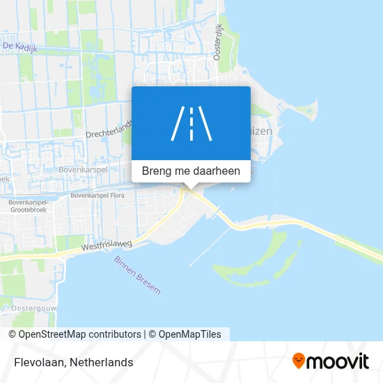 Flevolaan kaart