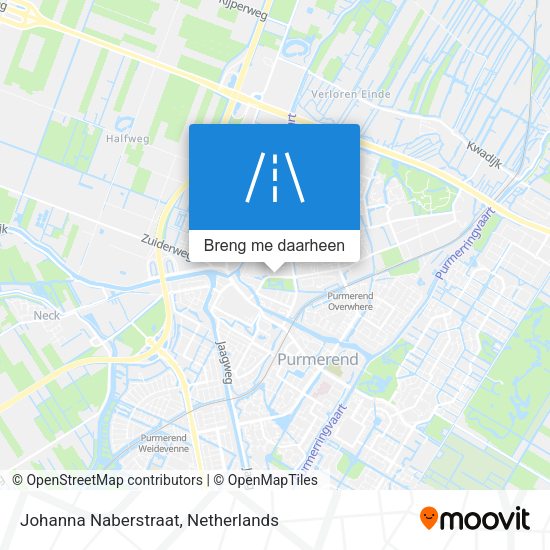 Johanna Naberstraat kaart