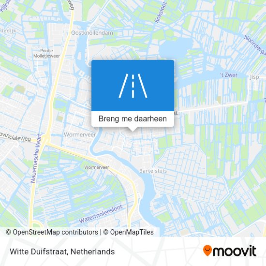 Witte Duifstraat kaart