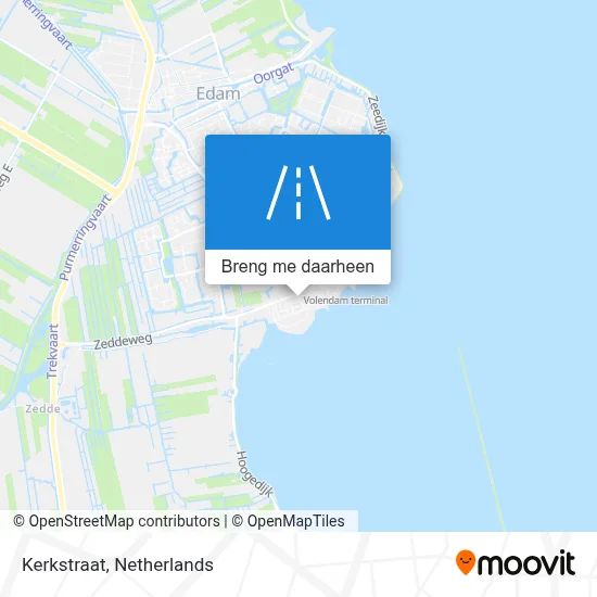 Kerkstraat kaart