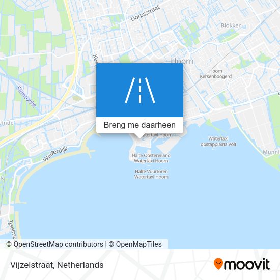 Vijzelstraat kaart