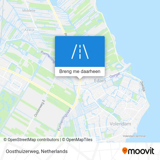 Oosthuizerweg kaart