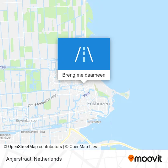 Anjerstraat kaart