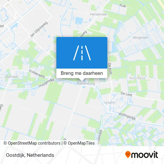 Oostdijk kaart