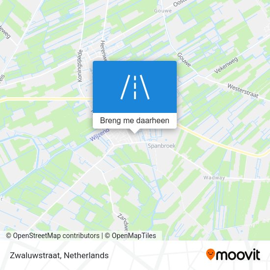 Zwaluwstraat kaart