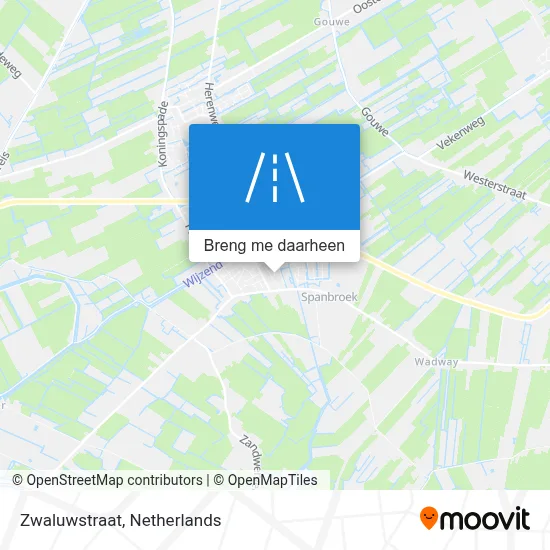 Zwaluwstraat kaart