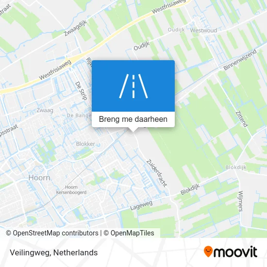 Veilingweg kaart