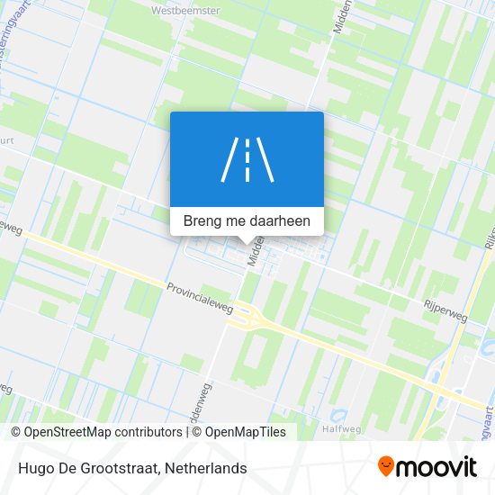Hugo De Grootstraat kaart