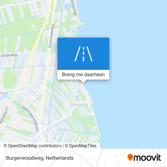 Burgerwoudweg kaart