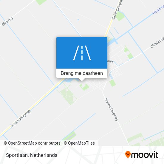 Sportlaan kaart