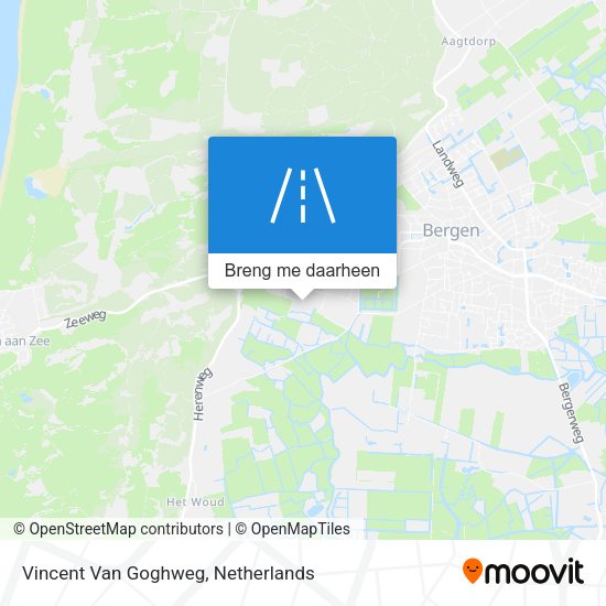 Vincent Van Goghweg kaart