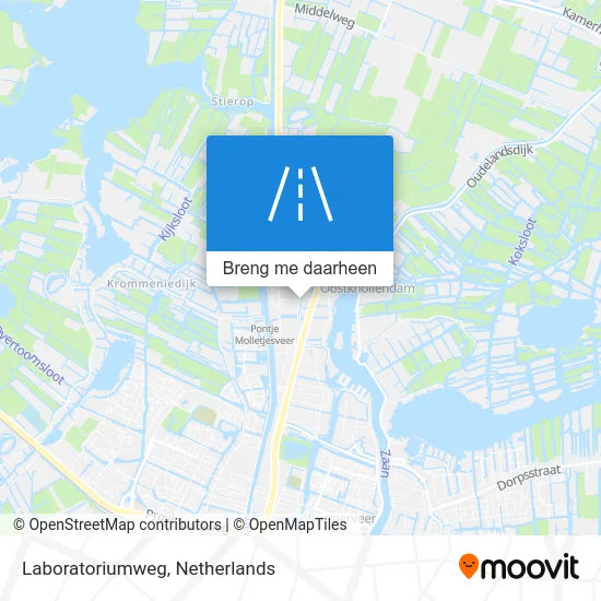 Laboratoriumweg kaart