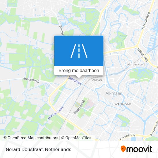 Gerard Doustraat kaart
