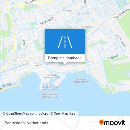 Beatrixlaan kaart