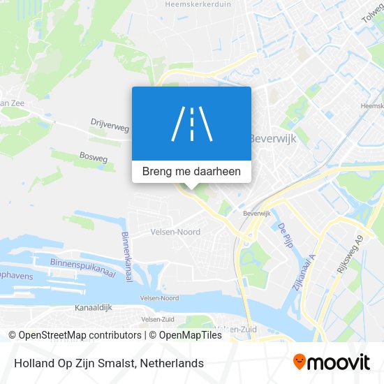 Holland Op Zijn Smalst kaart