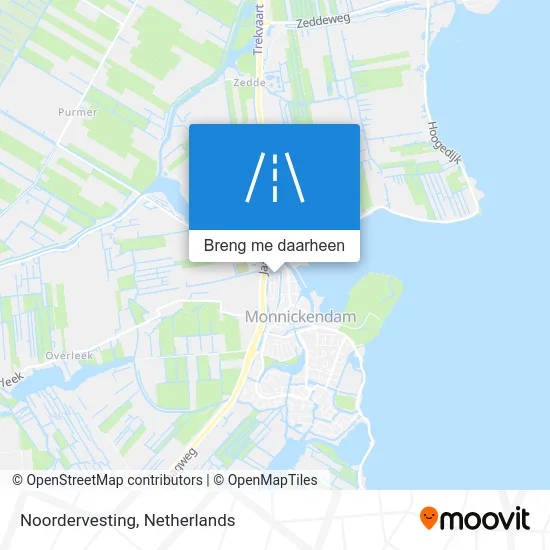 Noordervesting kaart