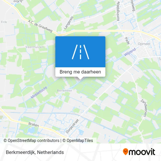 Berkmeerdijk kaart