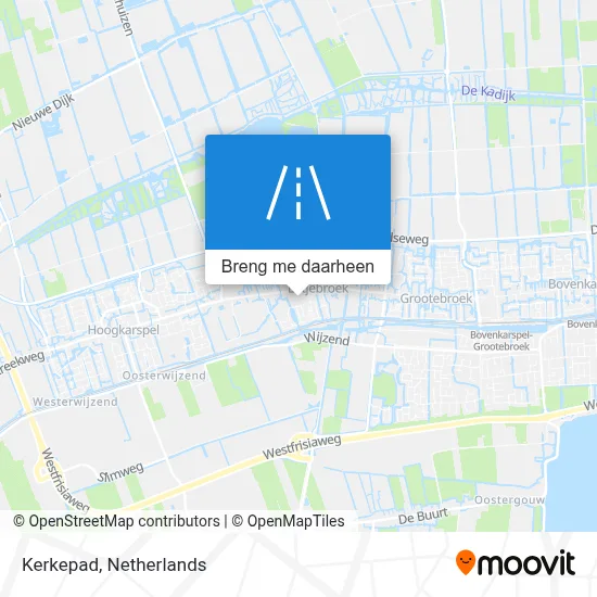 Kerkepad kaart