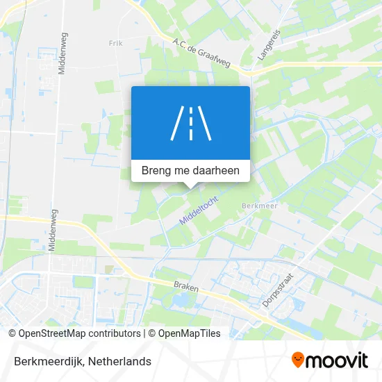 Berkmeerdijk kaart